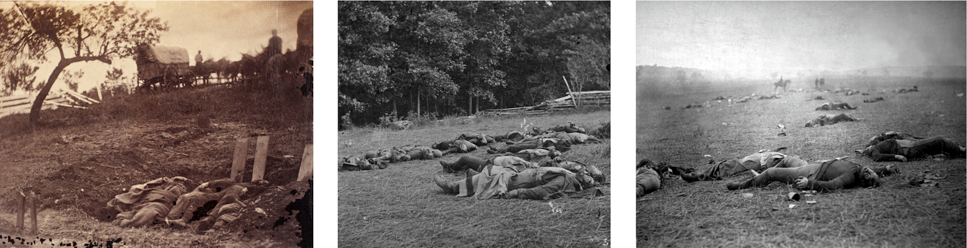 dead soldiers at Gettysburg