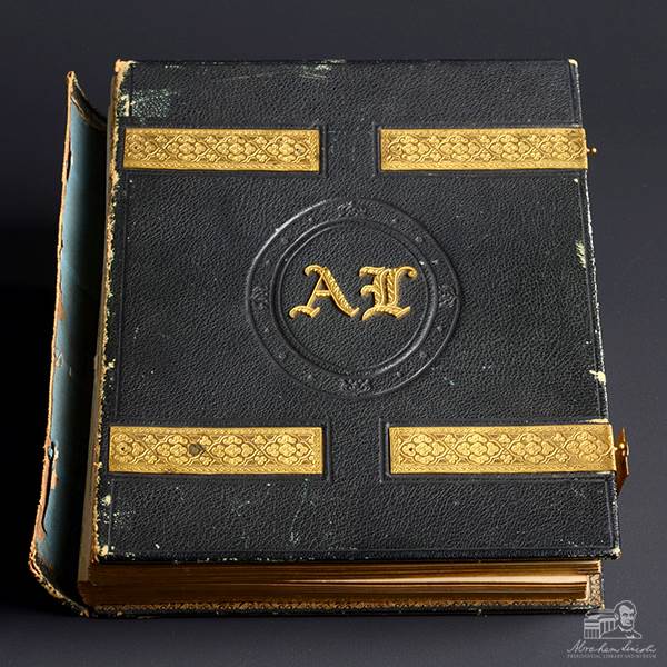 A Lincoln family photo album.