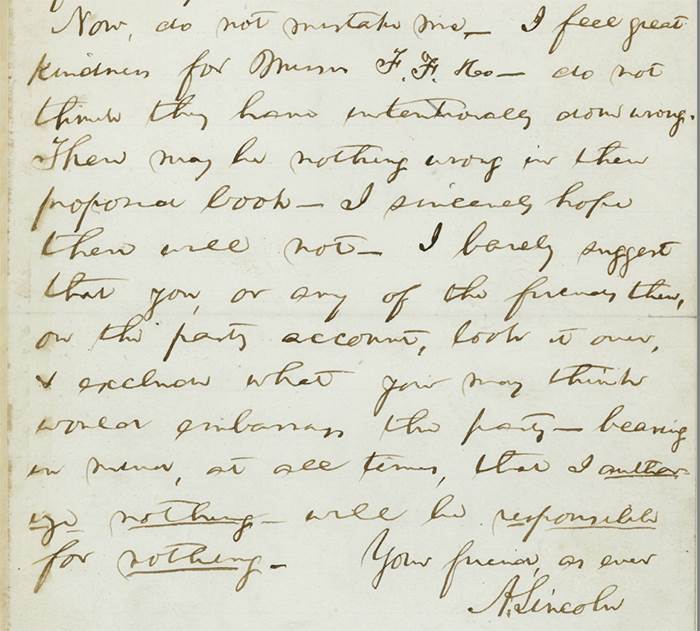 Lincoln to Galloway, June 19, 1860.